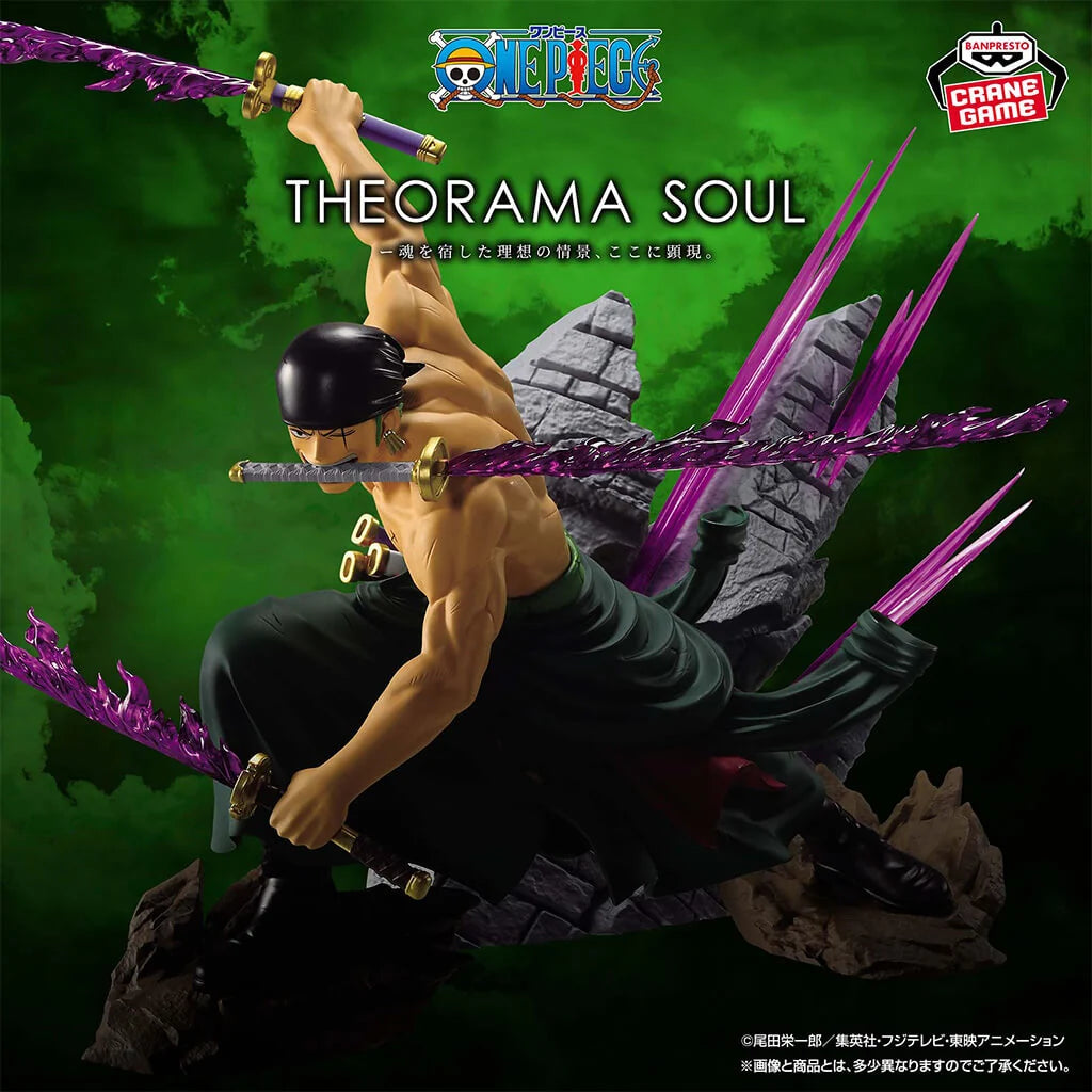 [Pré-venda 10/26] Roronoa Zoro – One Piece – Theorama Soul – Banpresto – Action Figure