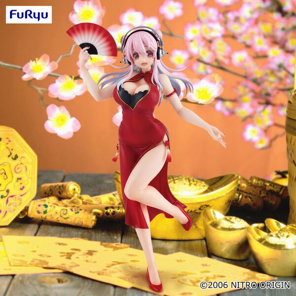 Super Sonico – Nitroplus – Trio-Try-iT China Dress Ver. – FuRyu – Action Figure