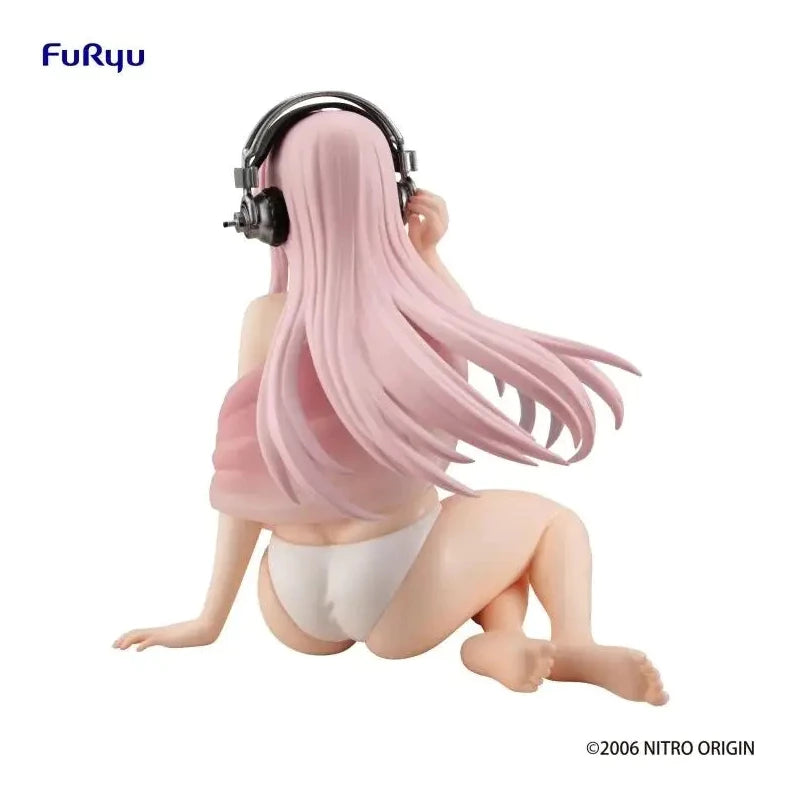 Super Sonico – Noodle Stopper Figure White Bikini Version – FuRyu – Action Figure