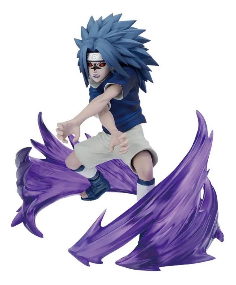 [Pré-venda 10/26]Sasuke Uchiha Selo Amaldiçoado Nível 2 – Naruto – 72 Series 26 & 27 – Vibration Stars – Bandai Spirits – Action Figure